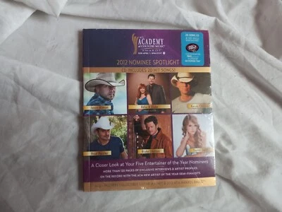 47th ACM AWARDS-2012 Nominee Spotlight-Collectible magazine w/magnet 20 songs-CD - Image 1 of 2