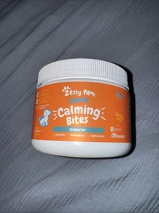 Zesty Paws Calming Bites for Dogs Behavior 90 Soft Chews Pet Treats Exp 02/2025 - Picture 1 of 3