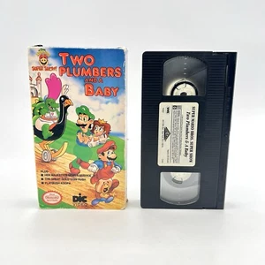Super Mario Bros Super Show! Two Plumbers And A Baby (VHS, 1991) Nintendo RARE - Picture 1 of 13