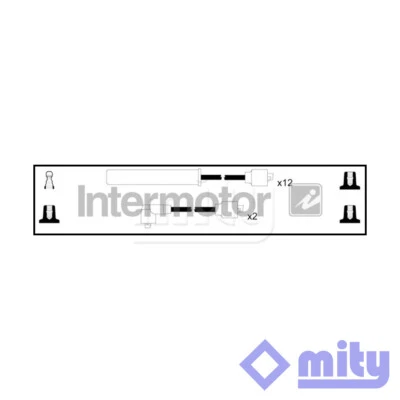 Compatível com Lamborghini Diablo 1990-1999 5.7 + Outros Modelos Mity HT Cabos de Ignição - Imagem 1 de 2