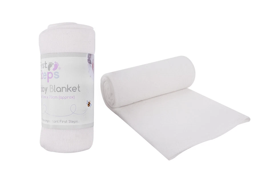 Baby Blanket First Steps Soft High Quality 70x70cm ( Cream) - Image 1 of 1