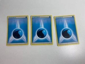 Pokémon TCG 2/30, 3/20, 8/30 Water Energy Suicune Trainer Kit 3 each Fair Cond. - Foto 1 di 7