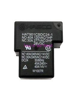 1PZ HASCO HAT901CSDC24-1 24VDC DC Relè elettromagnetico 40A 120VAC 5Pin - Foto 1 di 4