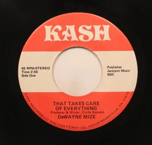 Country 45 Dewayne Mize - That Takes Care Of Everything / From A Jack To A King - Picture 1 of 2