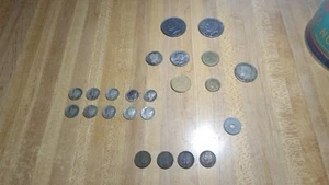 Old Coin Lot,Liberty Dimes,Indian Head Pennies,Dollar Coins,France Coins! - Picture 1 of 12