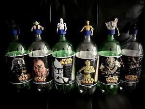 Lot de bouteilles Star Wars™ REVENGE OF THE SITH PEPSI PROMO ensemble complet de soda 2005