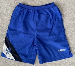Vintage Chelsea CFC Football Shorts 2004/05 Size LB Umbro Boys Kids Excellent - Picture 1 of 8