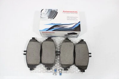 Pastillas de freno delanteras de cerámica con herrajes Asianautos para Mercedes Benz GLA250 15-20 Foto 1 de 3