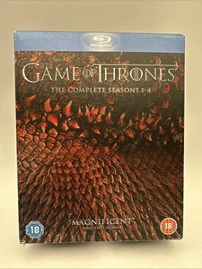 Game of Thrones Complete Seasons Blu-Ray 1-4 1 2 3 4 19 Disc Set - Picture 1 of 4