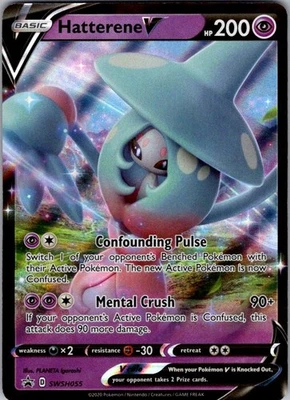 Pokemon | SWSH: Sword & Shield Promo Cards | Hatterene V - | SWSH055 | NM Holo - Image 1 of 2