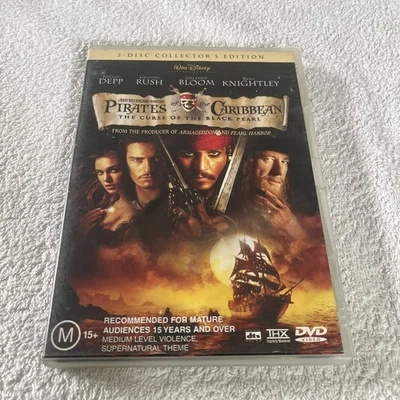 Pirates Of The Caribbean - The Curse Of The Black Pearl  (DVD, 2003) 2 Disc Set - image 1 of 4