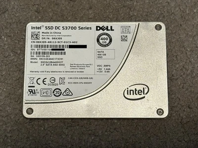 Dell Intel SSD DC S3700 Series 400GB 2.5" SATA DRIVE - SSDSC2BA400G3T - 100% - Image 1 of 2