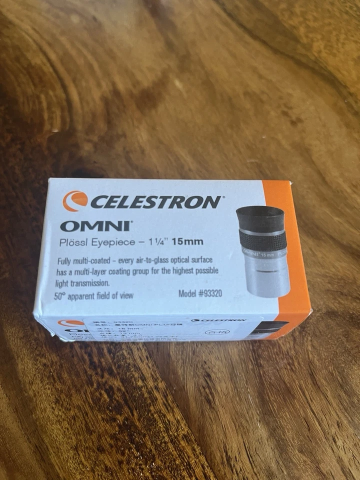  Celestron OMNI Plössl Okular 15mm - Bild 1 von 1