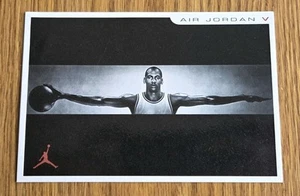 NIKE AIR JORDAN V 5 RETRO CARD WINGS BLACK SILVER FIRE RED CHICAGO WHITE XI I  - Picture 1 of 5