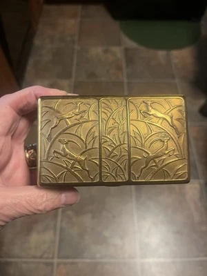 CAJA RELOJ CERTINA BY ELGIN Art Deco Latón Dorado Vintage Años 50 Foto 1 de 4