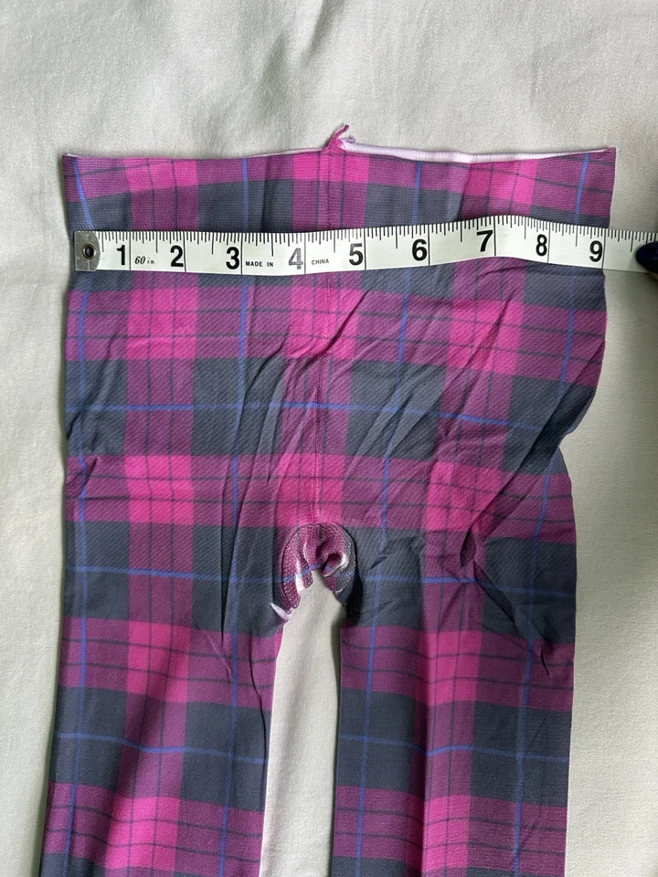 Zephyrs Australia Pink & Gray Plaid Opaque Tights (2–4 Years) - Image 1 of 4