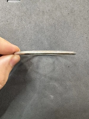 "Lote de joyería de 8"" brazalete brazalete de plata de ley 925 de 10,8 g de colección Q" Foto 1 de 4