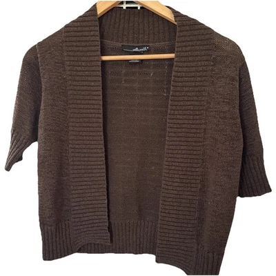 Suéter Cárdigan Willi Smith Marrón Manga Corta Foto 1 de 2