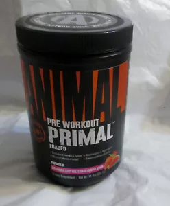 Animal Primal Loaded Pre Workout Strawberry Watermelon Flavor Powder 17.9 Oz - Picture 1 of 7