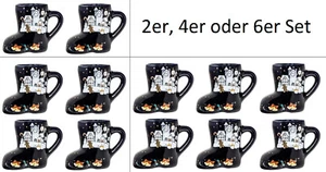 Glühweintassen Glühweinbecher Kinderpunschbecher Weihnachtstassen / Stiefelform - Bild 1 von 16