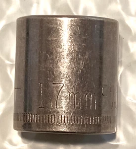 CRAFTSMAN TOOLS USA G143548, 3/8" DRIVE, 17MM. SOCKET, SHALLOW, 6 POINT. - Picture 1 of 10