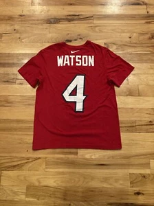 The Nike Tee NFL Houston Texans Mens Medium Red T-Shirt Deshaun Watson #4 Tee - Picture 1 of 12