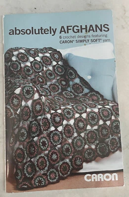 Absolutely Afghans Caron 6 Crochet Designs - Image 1 of 2