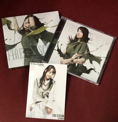 Nana Mizuki FIRE SCREAM/No Rain, No Rainbow Taiwan Special CD+Photo Card - Image 1 of 4
