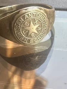 Estate E Hertzberg Jewelry Co San Antonio Texas High School talla 7. 2,7 gr - Imagen 1 de 8