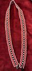 Black, Red & White Patterned 24” Necklace/ Lanyard 