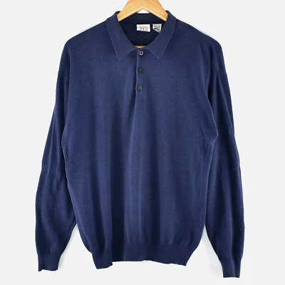 Field Gear синий длинным рукавом поло кнопка воротник мужской повседневный открытый LS рубашка - M - Изображение 1 из 4