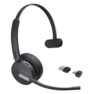Yealink BH70 Wireless Bluetooth Headset Microsoft Teams Certified USB-C/A Series - Picture 1 of 18