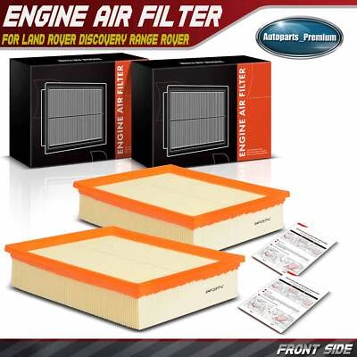 2x Filtro de aire del motor para Land Rover Range Rover 95-02 Discovery 99-04 Freelander Foto 1 de 4