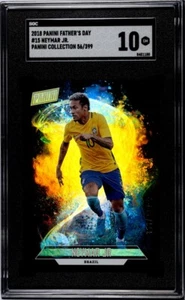 2018 Panini Father's Day #15 Neymar Jr. Panini Collection # 56/399 SGC 10 - Picture 1 of 2