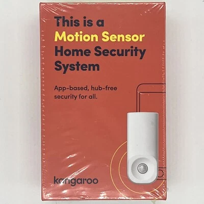 Kangaroo Motion Sensor Home Security System NEW SEALED BOX A0001 APP BASED - Image 1 of 4