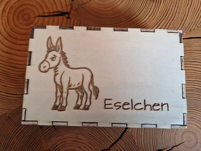 Eselchen das Original, das Eselspiel mit 121 Spielsteinen in schicker Holzbox - Bild 1 von 4