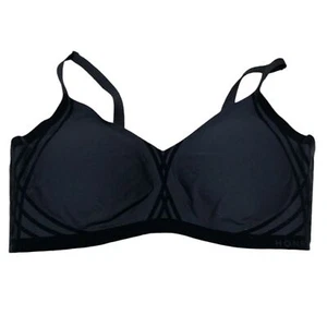 HONEYLOVE | Women’s Black Vamp Silhouette Wireless Adjustable Bra size 1X - Picture 1 of 15