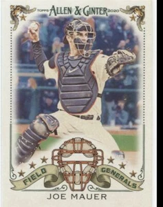 JOE MAUER 2020 Topps Allen & Ginter FIELD GENERALS - MINNESOTA TWINS - #FG-8 - Picture 1 of 1