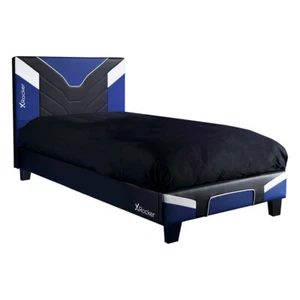 X Rocker Cerberus Junior Single Esports Gaming Bed Frame Compact Style Blue - Picture 1 of 8