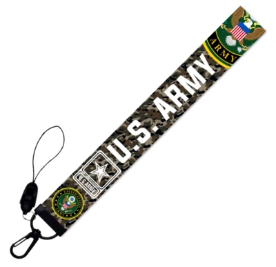 LUXUSLADEN-24.DE US Army USA Schlüsselband Schlüsselanhänger Keychain Anhänger camouflage