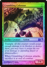 Crumbling Colossus FOIL Magic 2012 / M12 NM Artifact Uncommon CARD ABUGames