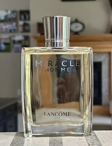 Lancome MIRACLE HOMME 100ml/3.4oz Aftershave After Shave Lotion DISCONTINUED - Picture 1 of 6