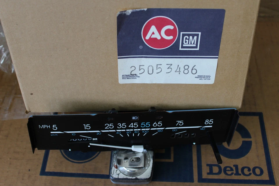 NOS AC Delco GM# 25053486 Speedometer Odometer Gauge 1984-1985 Chevy Celebrity - Image 1 of 1