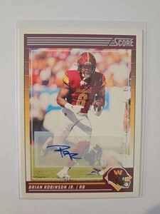 NFL Autograph Brian Robinson Jr. NFL Running Back. - Picture 1 of 2