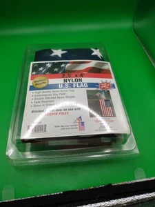 US American Flag 2.5x4 Made in USA Luxury Embroidered United States Flag Outdoor - Picture 1 of 5