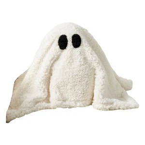 Plush Halloween Decor Ghost Pillow Spooky Toy Set with Pumpkin Dog - Picture 1 of 8