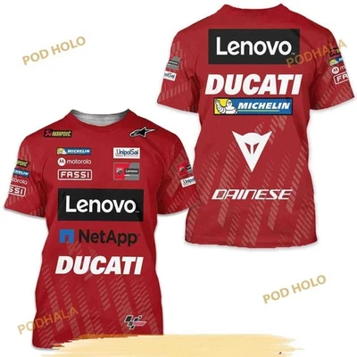 Camisa Ducati Racing Moto Gp 3D - Imagen 1 de 2