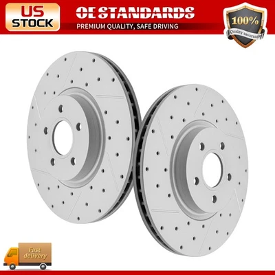 320mm Front Disc Brake Rotors for Ford Escape Transit Connect Volvo S40 C70 V50 - Image 1 of 4