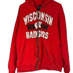 Wisconsin Badgers zip up hoodie football badgers - Picture 1 of 3