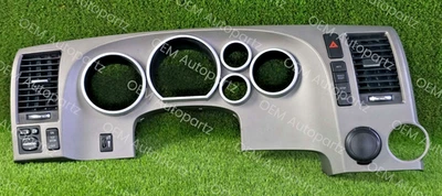 Panel de instrumentos de tablero Toyota Tundra Sequoia 2007-2017 bisel de color gris OEM usado Foto 1 de 4